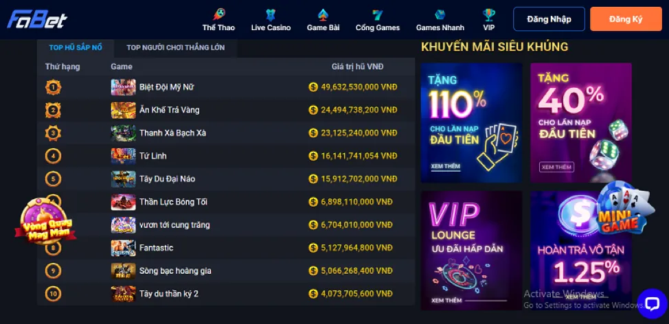 Chi tiết chương trình khuyến mãi và ưu đãi hoàn tiền tại A8bet